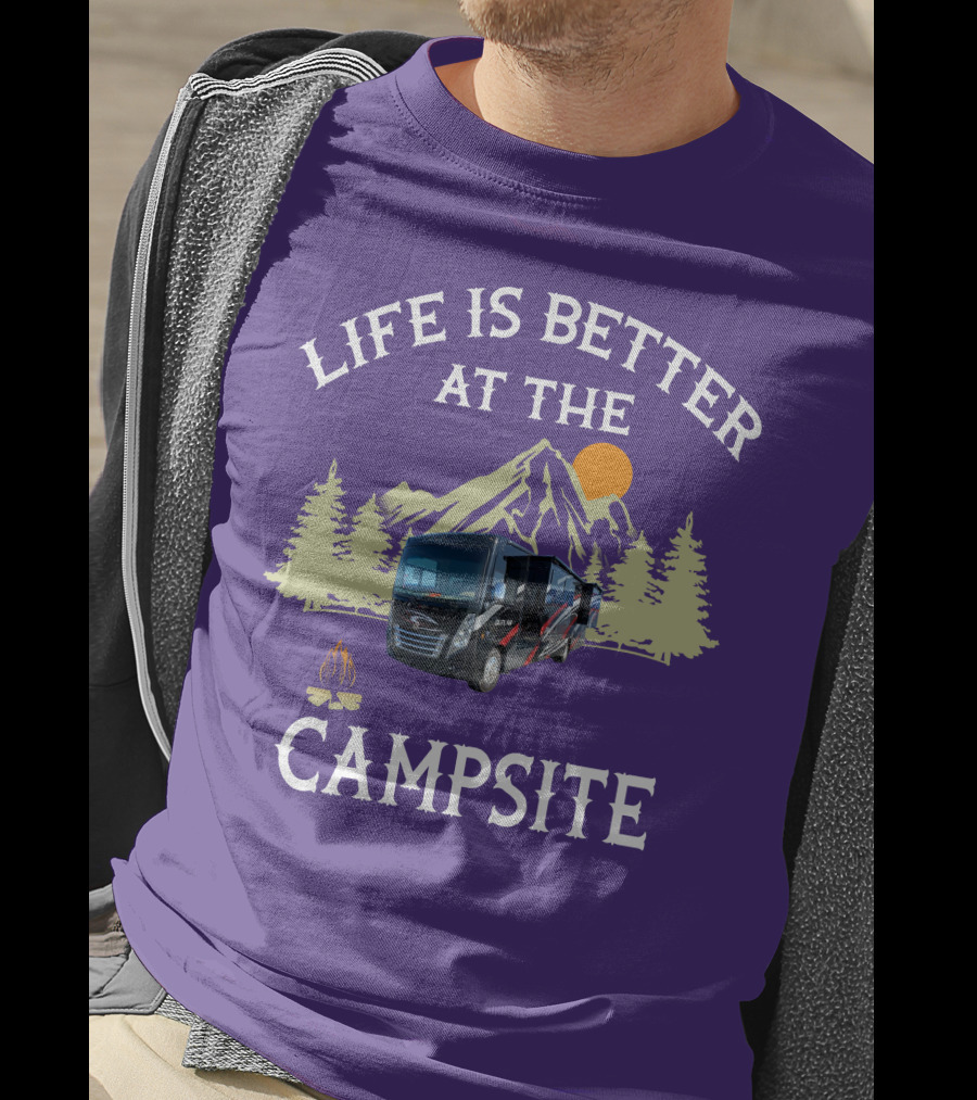 Life Is Better At The Campsite Thor Outlaw Toy Haulers T-Shirt