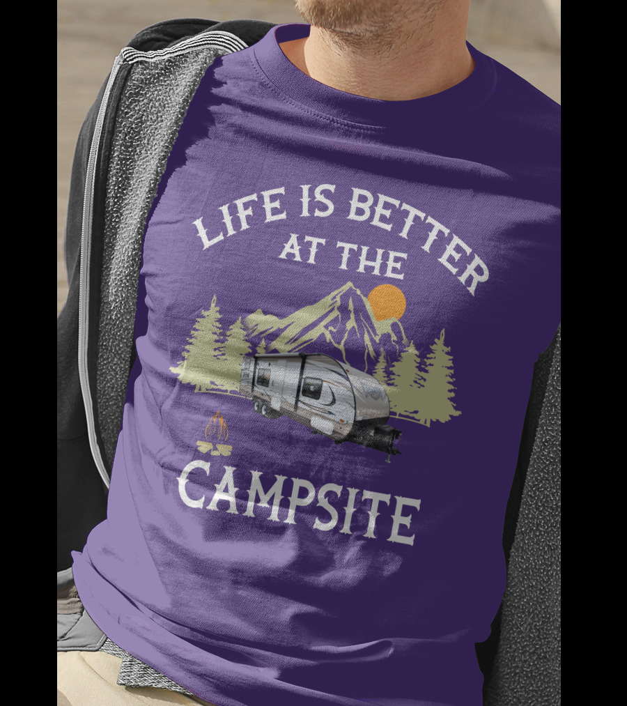 Life Is Better At The Campsite Forest River Wildwood X Lite 261BHXL T-Shirt