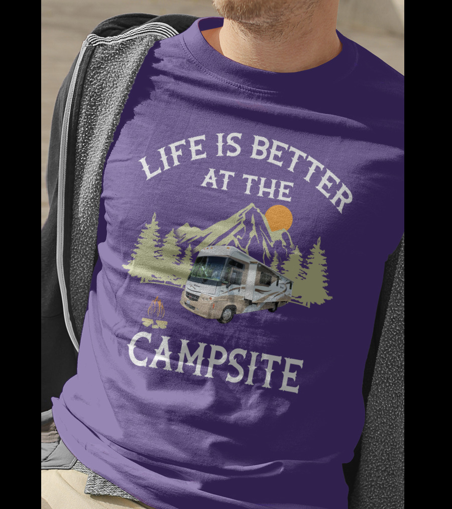 Life Is Better At The Campsite Winnebago RV Owners Group T-Shirt