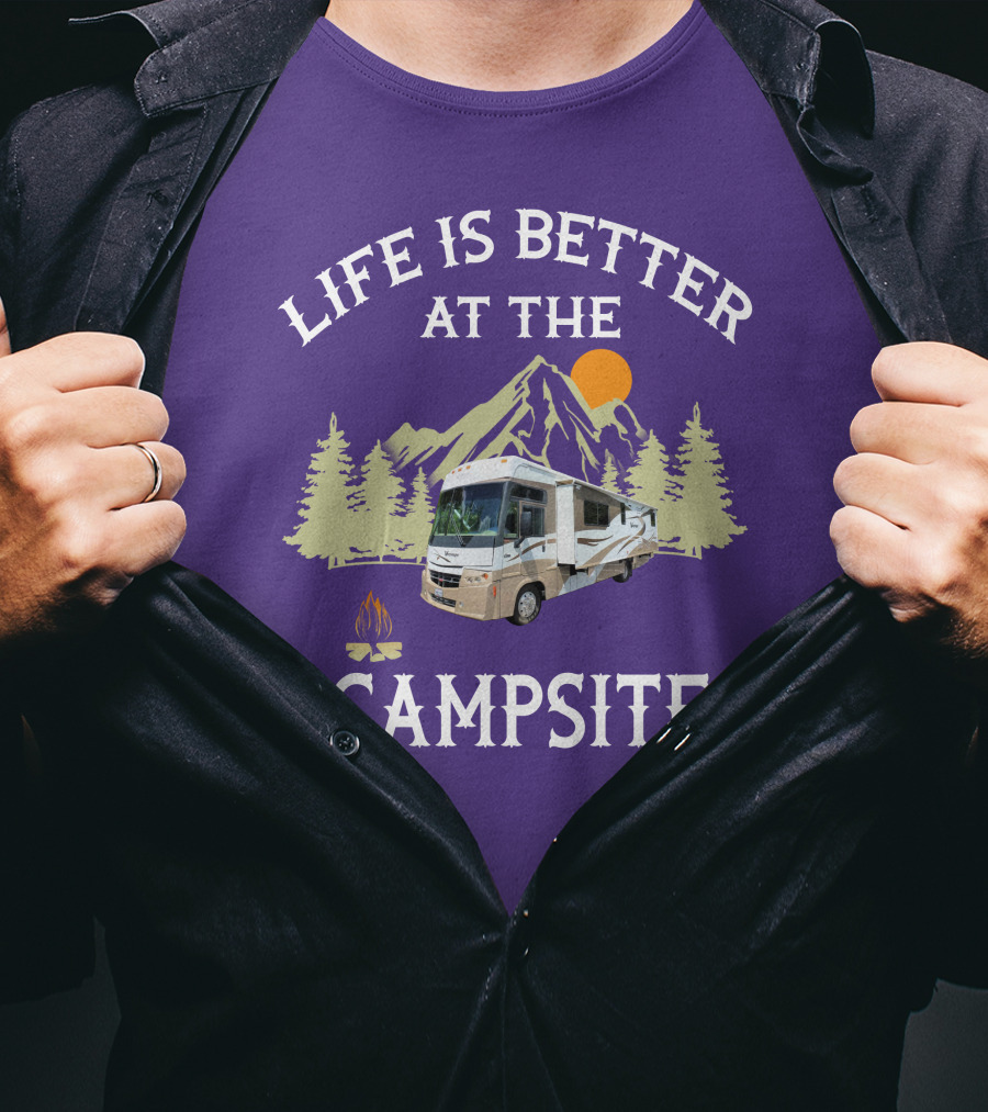 Life Is Better At The Campsite Winnebago RV Owners Group T-Shirt