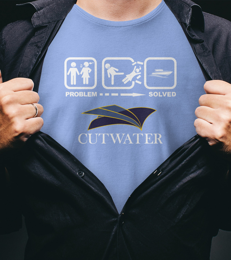 Problem Solved Cutwater Boats T-Shirt