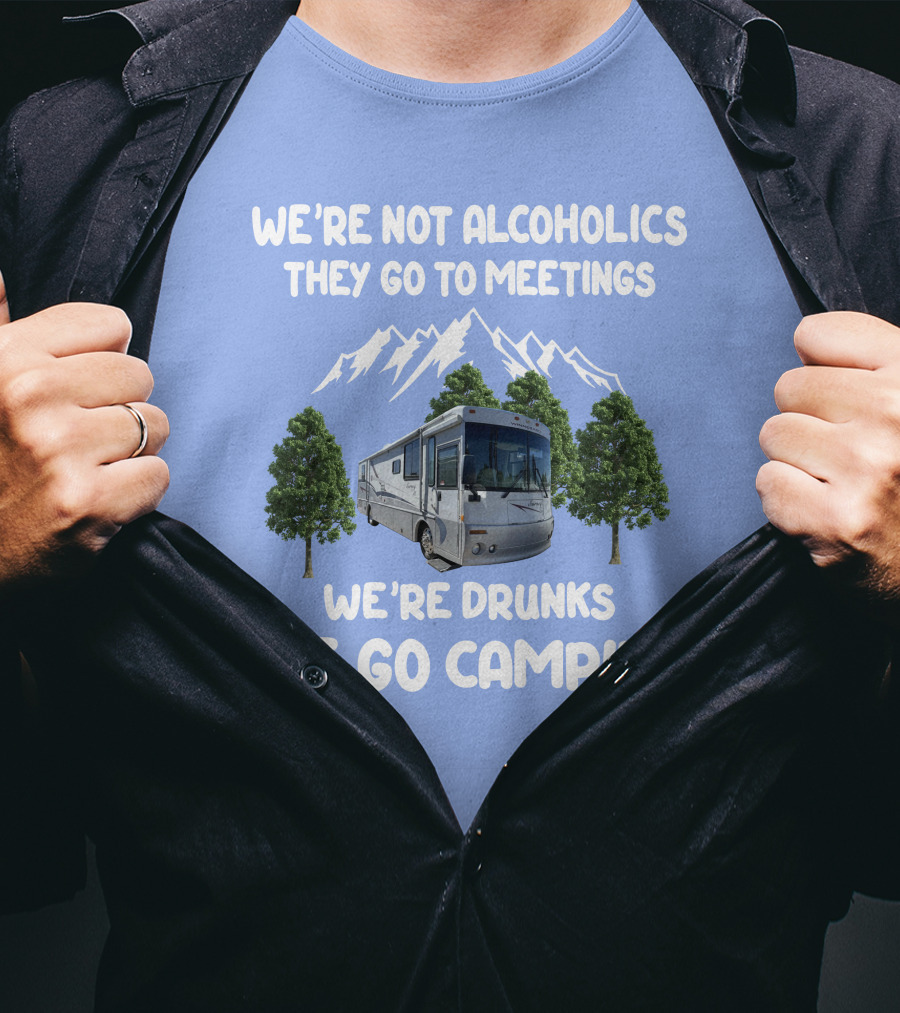 Winnebago Journey 36LD RV Among Green Trees T-Shirt