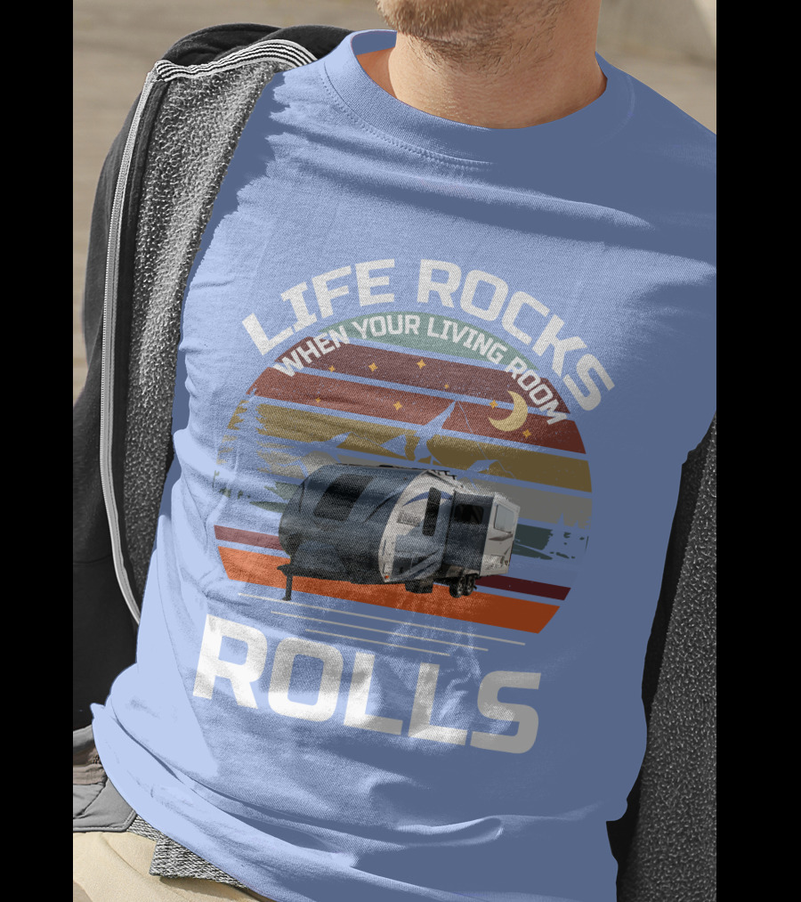 Lance Campers Home Is Where You Park It Retro Camper Adventure T-Shirt