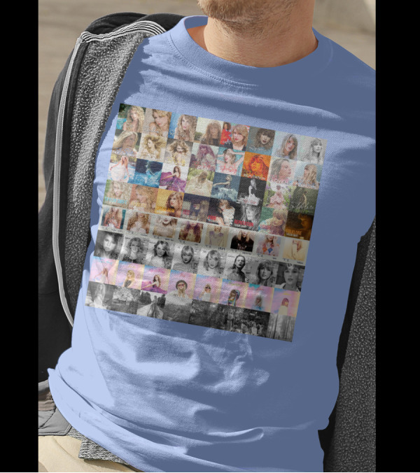 Taylor Swift Album Covers Through Each Era's T-Shirt