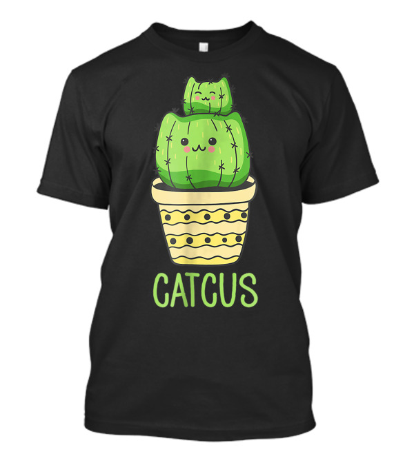 Catcus Funny Cat Cactus For Kitty Lovers T-Shirt