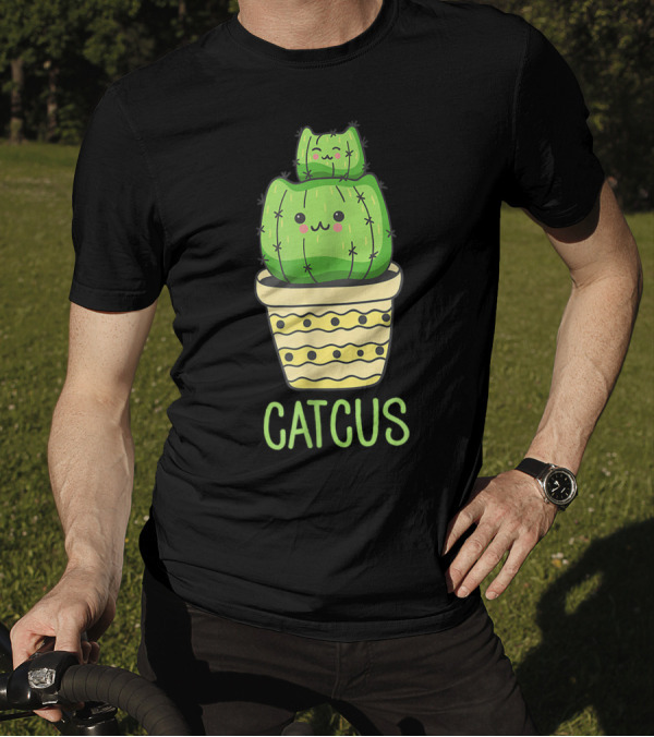 Catcus Funny Cat Cactus For Kitty Lovers T-Shirt