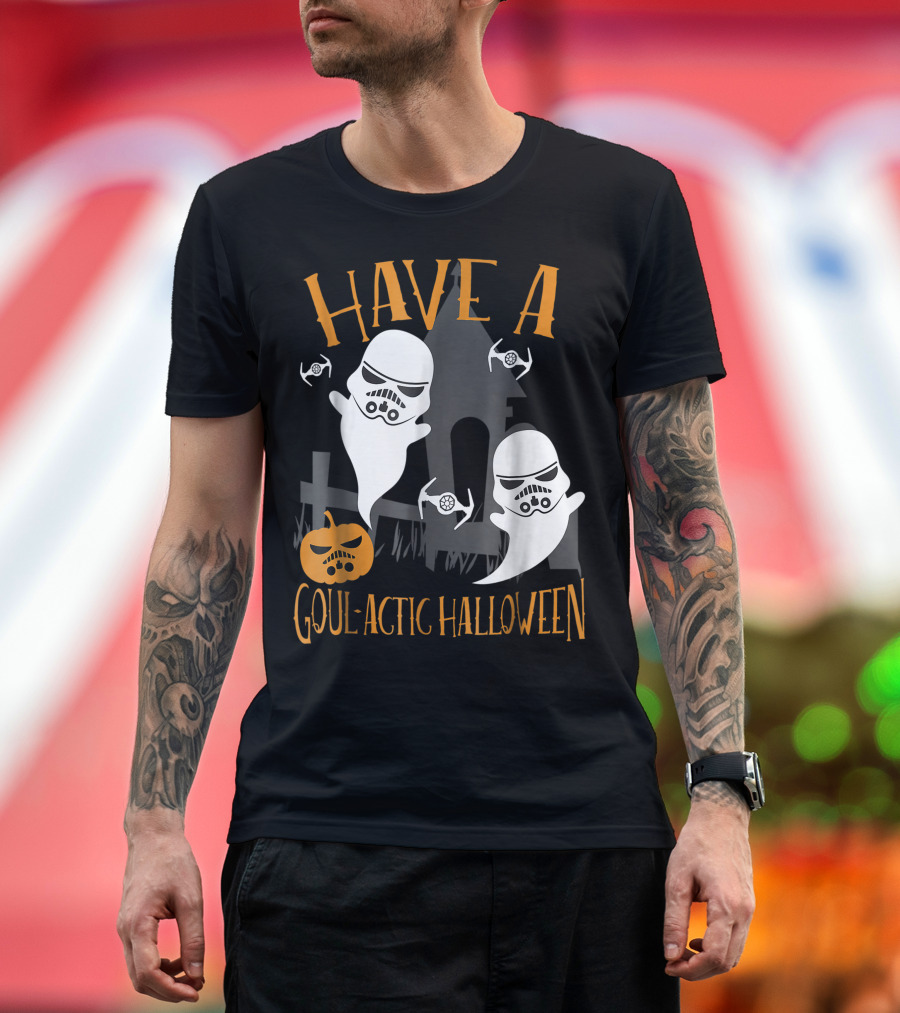 Have a Goulactic Halloween Star Wars Trooper Ghosts T-Shirt