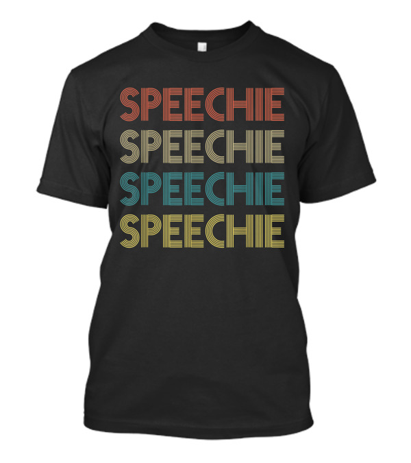 Speechie Retro Speech Therapist SLP T-Shirt