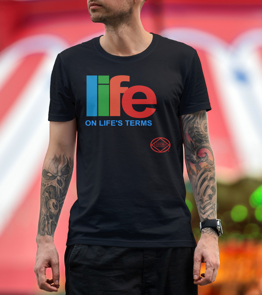 Life On Life's Terms Clean Living Apparel Narcotics Anonymous Na T-Shirt