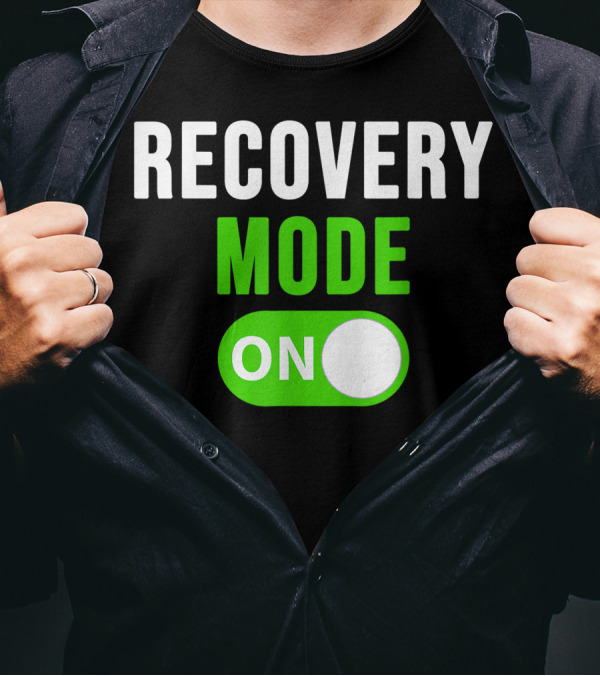 Recovery Mode On Get Well Funny Injury Switch T-Shirt