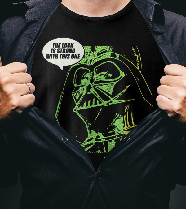 Star Wars Darth Vader The Luck Is Strong With This One T-Shirt