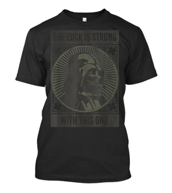 Star Wars Darth Vader The Luck Is Strong With This One St. Patrick's Day Retro T-Shirt
