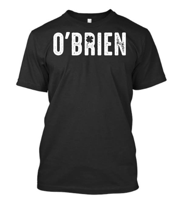 O Brien Irish Shamrock Clover Emblem T-Shirt