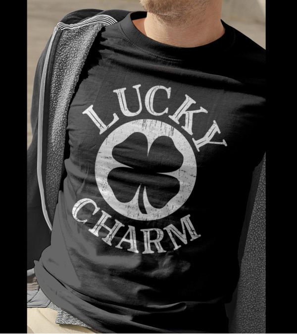 Lucky Charm Shamrock Circular T-Shirt