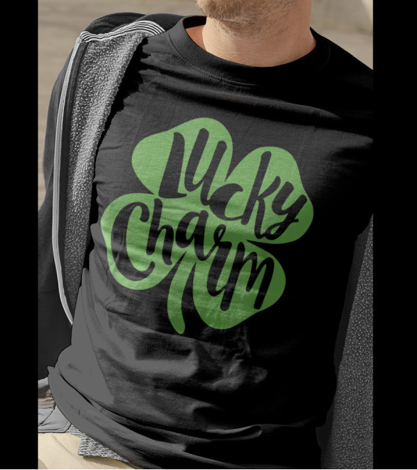 Lucky Charm Irish Shamrock 4 Leaf Clover St. Patrick's Day T-Shirt