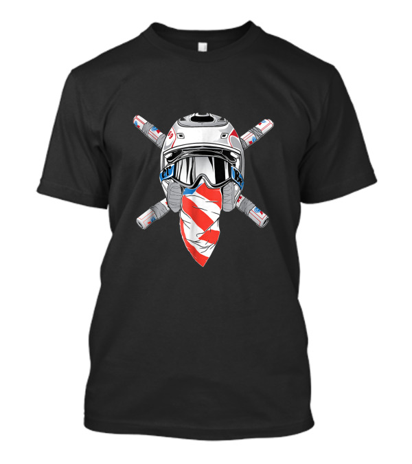 Funny American USA Send It 2 Stroke Motocross Legend Helmet T-Shirt