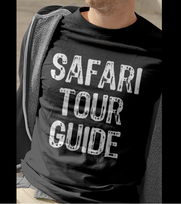 Safari Tour Guide Costume Halloween Lazy Easy Safari Tour Guide T-Shirt