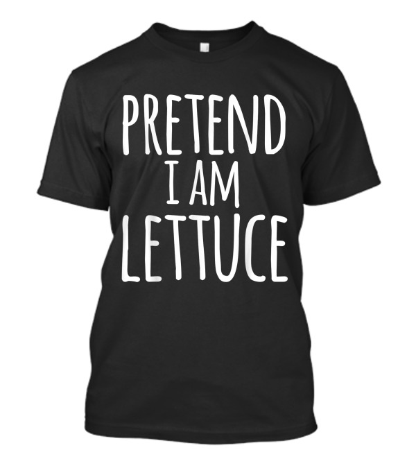 Funny Easy Lazy Halloween Pretend I Am Lettuce T-Shirt
