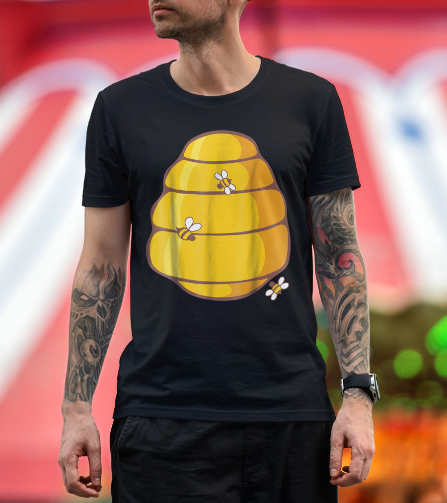Beehive Halloween Costume for Group Theme Party with Bees T-Shirt