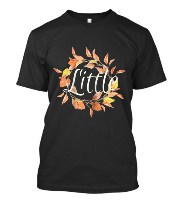 Autumn Fall Halloween Little Matching Sorority Leaves T-Shirt