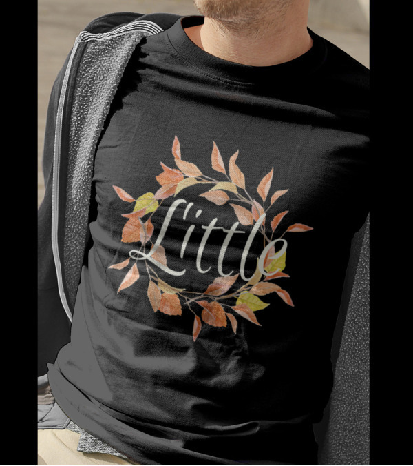 Autumn Fall Halloween Little Matching Sorority Leaves T-Shirt