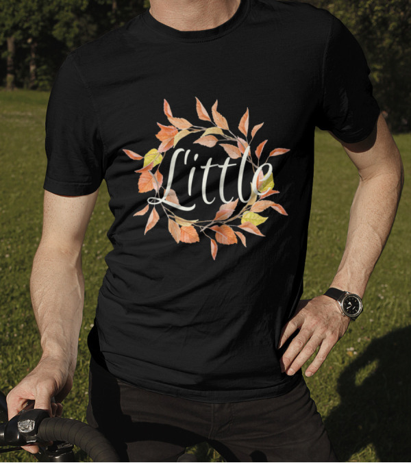 Autumn Fall Halloween Little Matching Sorority Leaves T-Shirt