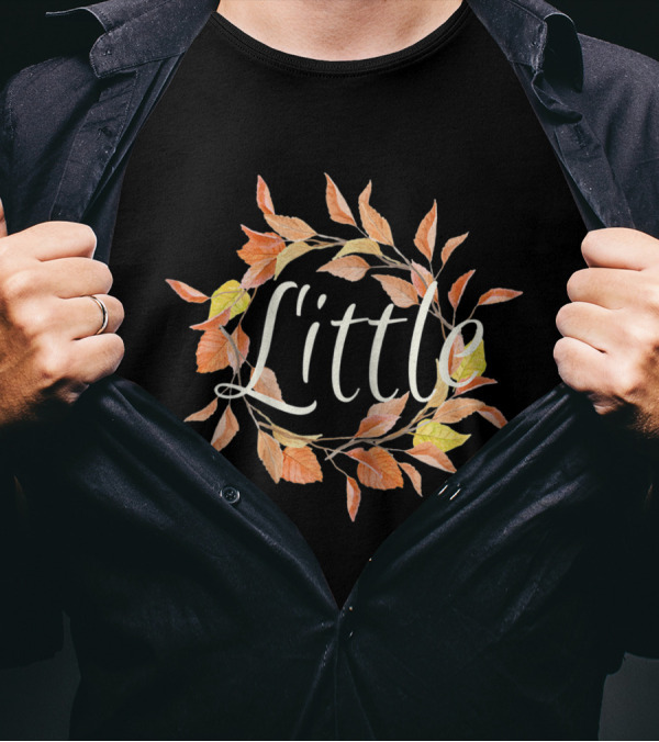 Autumn Fall Halloween Little Matching Sorority Leaves T-Shirt
