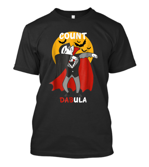Count Dabula Dabbing Vampire With Bats T-Shirt