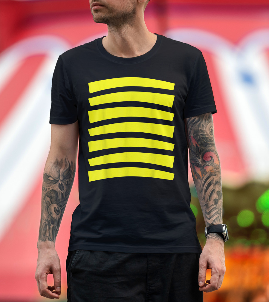 Bee Costume Front Back Bumblebee Stripes T-Shirt