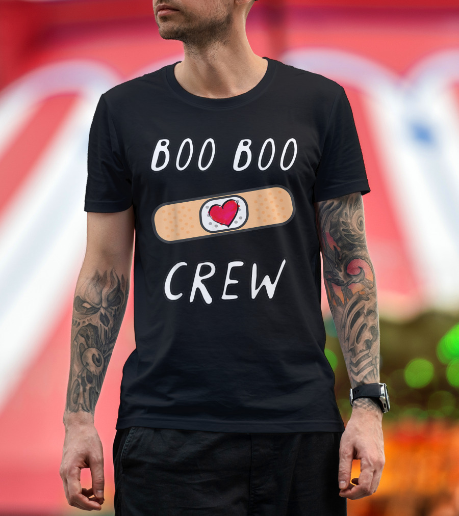 Boo Boo Crew Heart Bandage T-Shirt