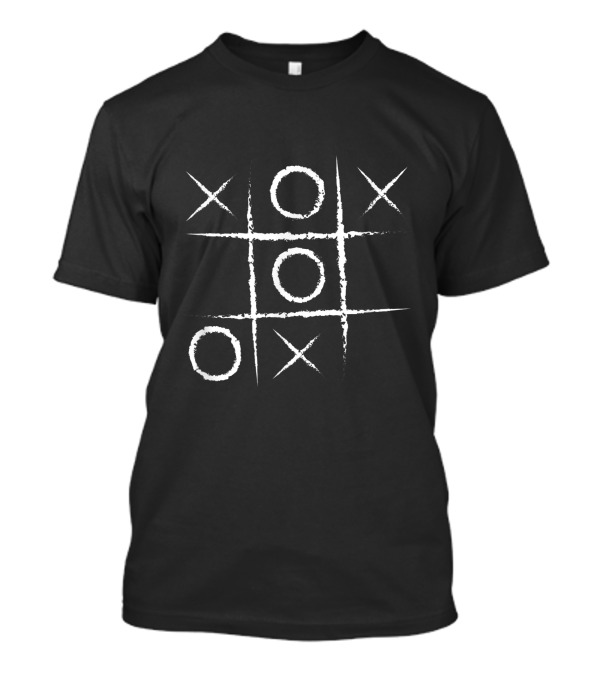 Noughts And Crosses Halloween Tic Tac Toe Game Spooky T-Shirt