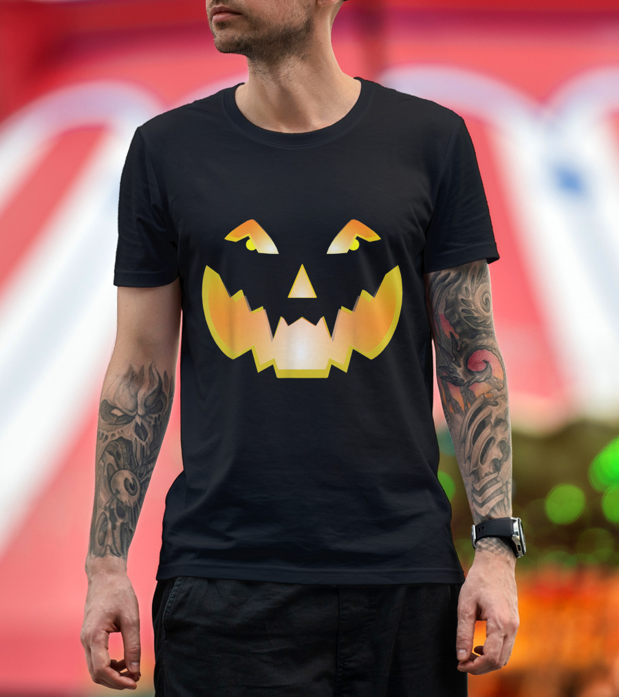 Halloween Pumpkin Scary Spooky Funny Party T-Shirt