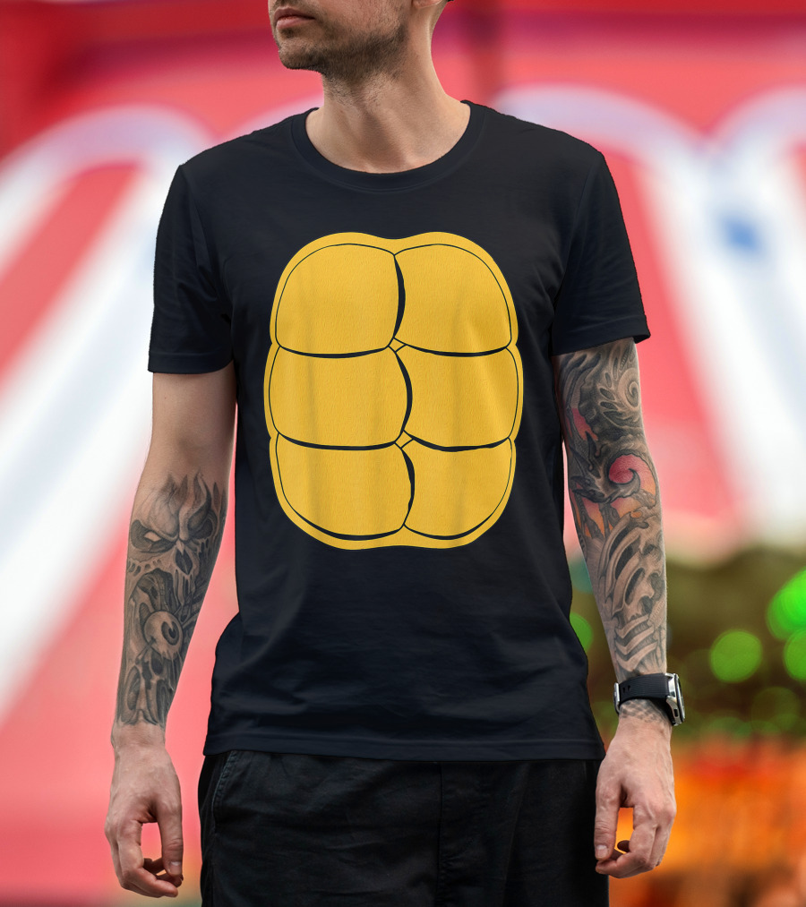 Cool Turtle Tortoise DIY Simple Halloween Party Easy Costume Shell T-Shirt
