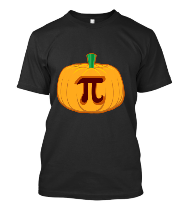Pumpkin Pi Symbol Halloween Thanksgiving Pi Day Math Pi T-Shirt