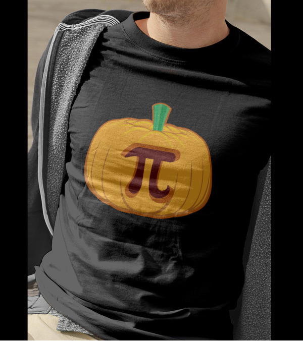 Pumpkin Pi Symbol Halloween Thanksgiving Pi Day Math Pi T-Shirt