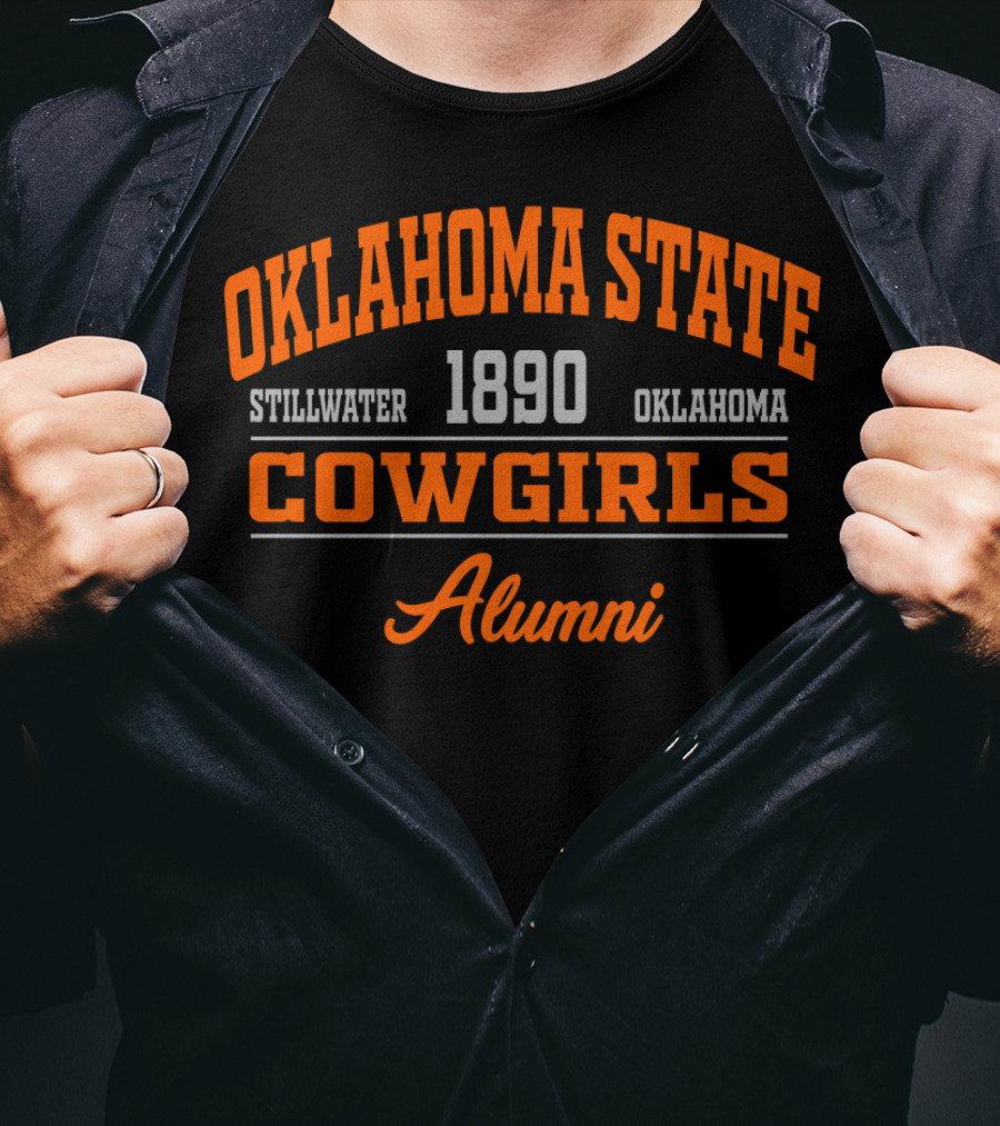 Oklahoma State Cowgirls Alumni Stillwater 1890 Oklahoma T-Shirt