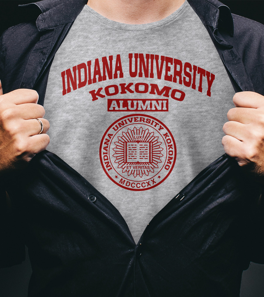 Indiana University Kokomo Alumni Seal Logo MDCCCXX T-Shirt
