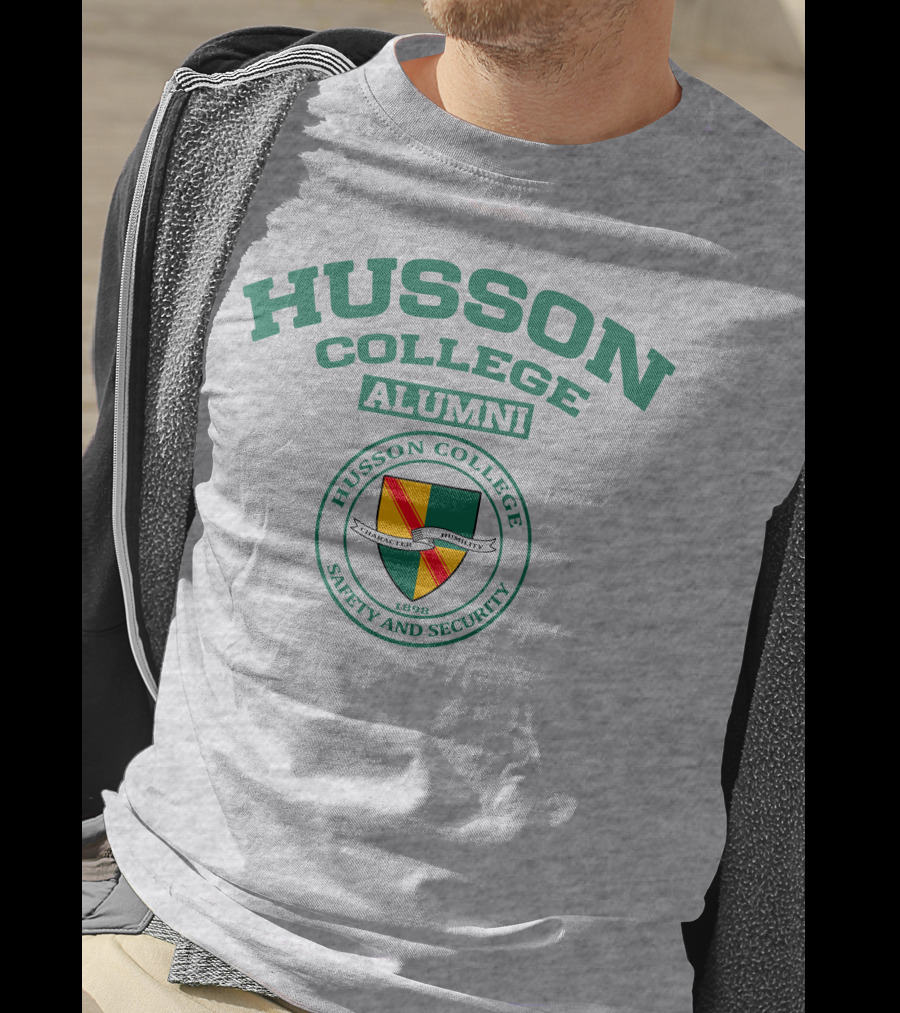 Husson College Alumni Safety And Security 1898 Character Humility T-Shirt