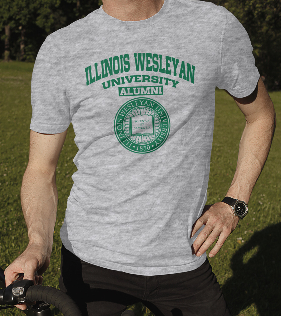 Illinois Wesleyan University Alumni Scientia Et Sapientia Seal 1850 T-Shirt