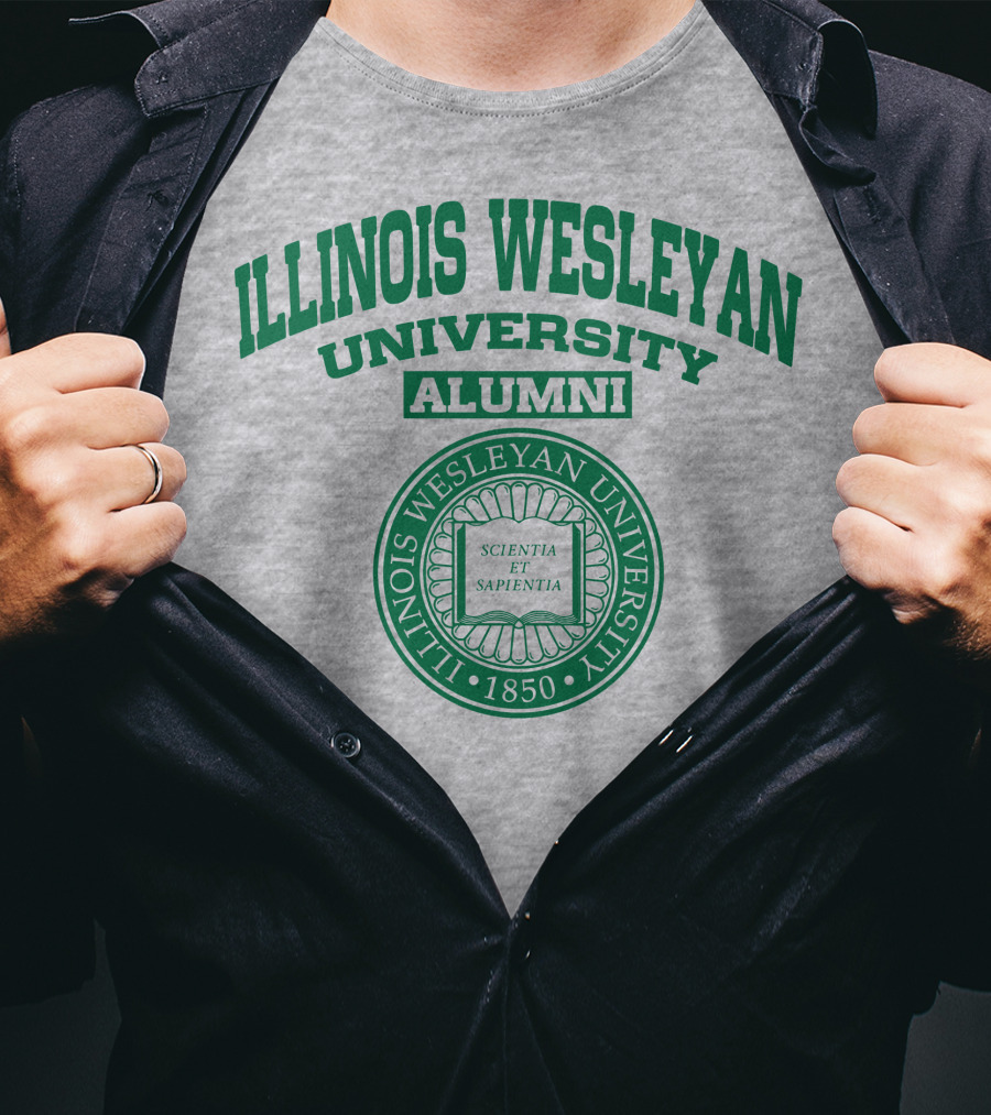Illinois Wesleyan University Alumni Scientia Et Sapientia Seal 1850 T-Shirt