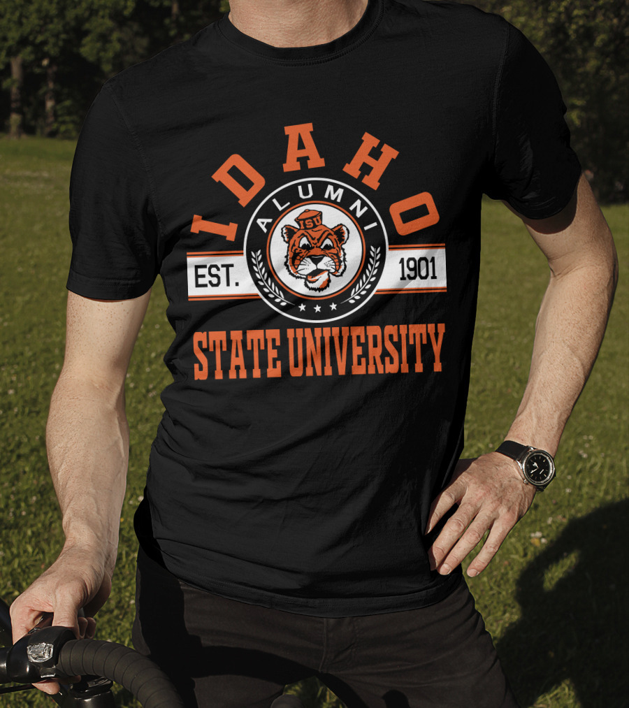 Idaho State University Alumni EST 1901 Tiger Logo ISU T-Shirt