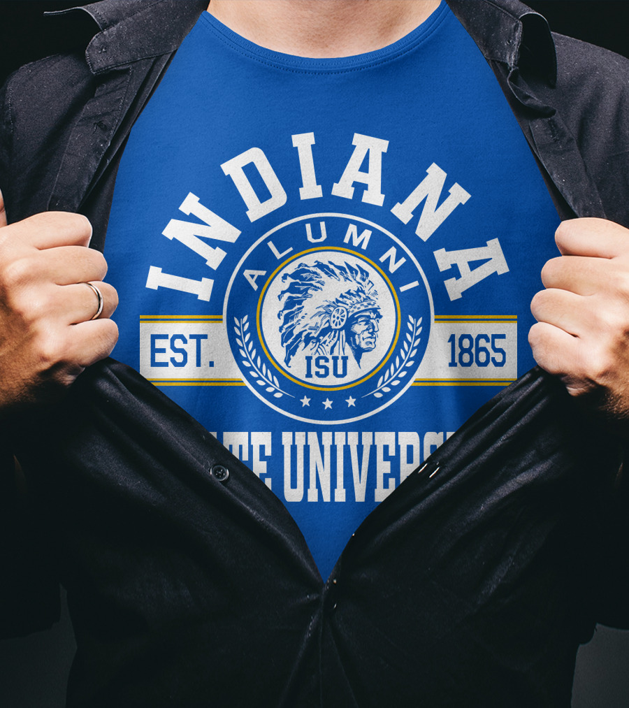 Indiana State University Alumni ISU Est. 1865 T-Shirt