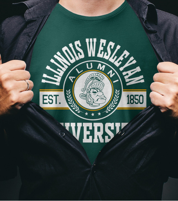 Illinois Wesleyan University Alumni Est. 1850 T-Shirt