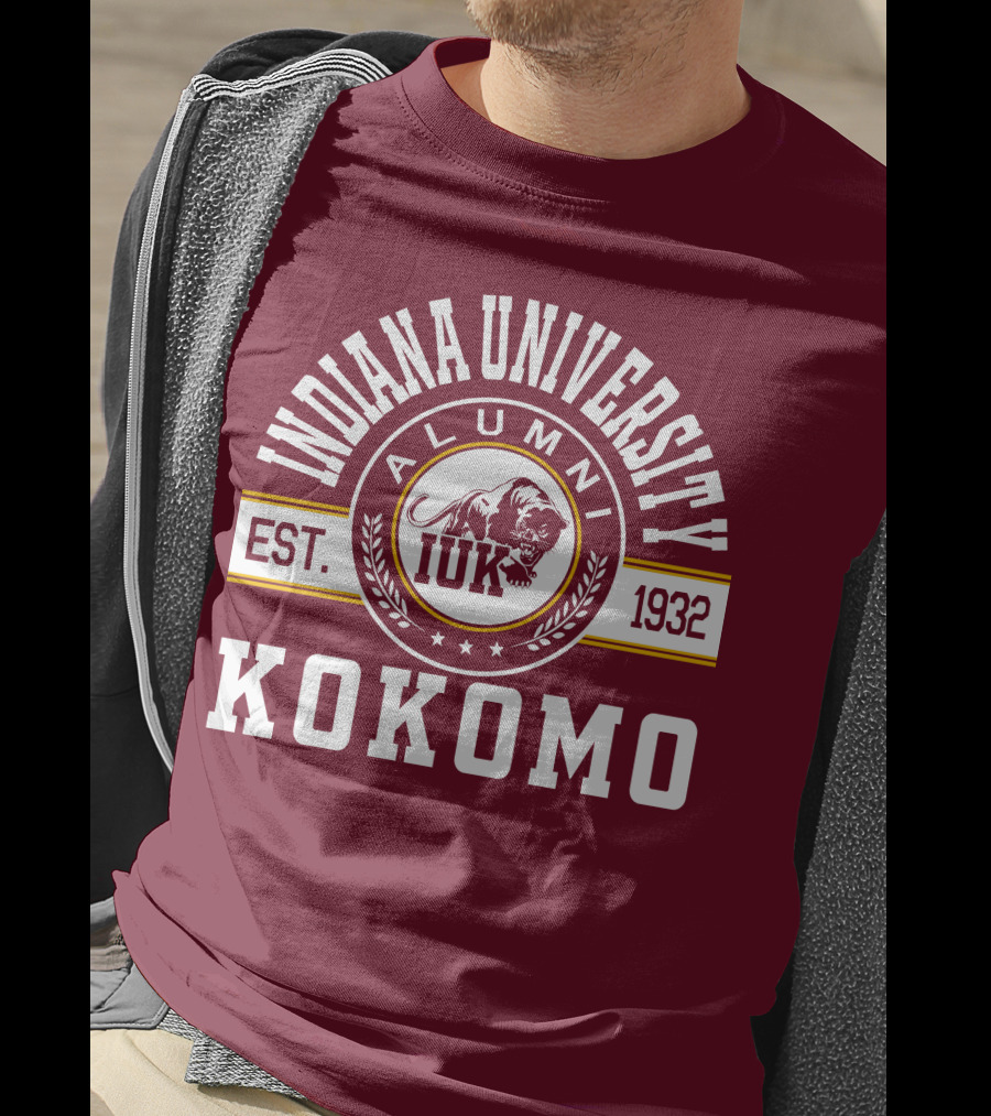 Indiana University Kokomo Alumni IUK Est. 1932 T-Shirt