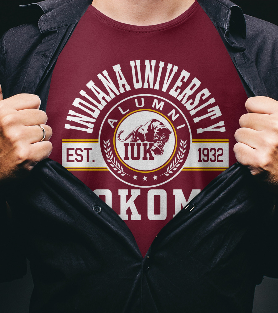 Indiana University Kokomo Alumni IUK Est. 1932 T-Shirt