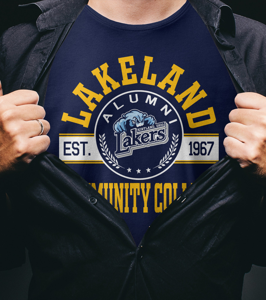 Lakeland Community College Alumni Lakers Kirtland Ohio Est. 1967 T-Shirt