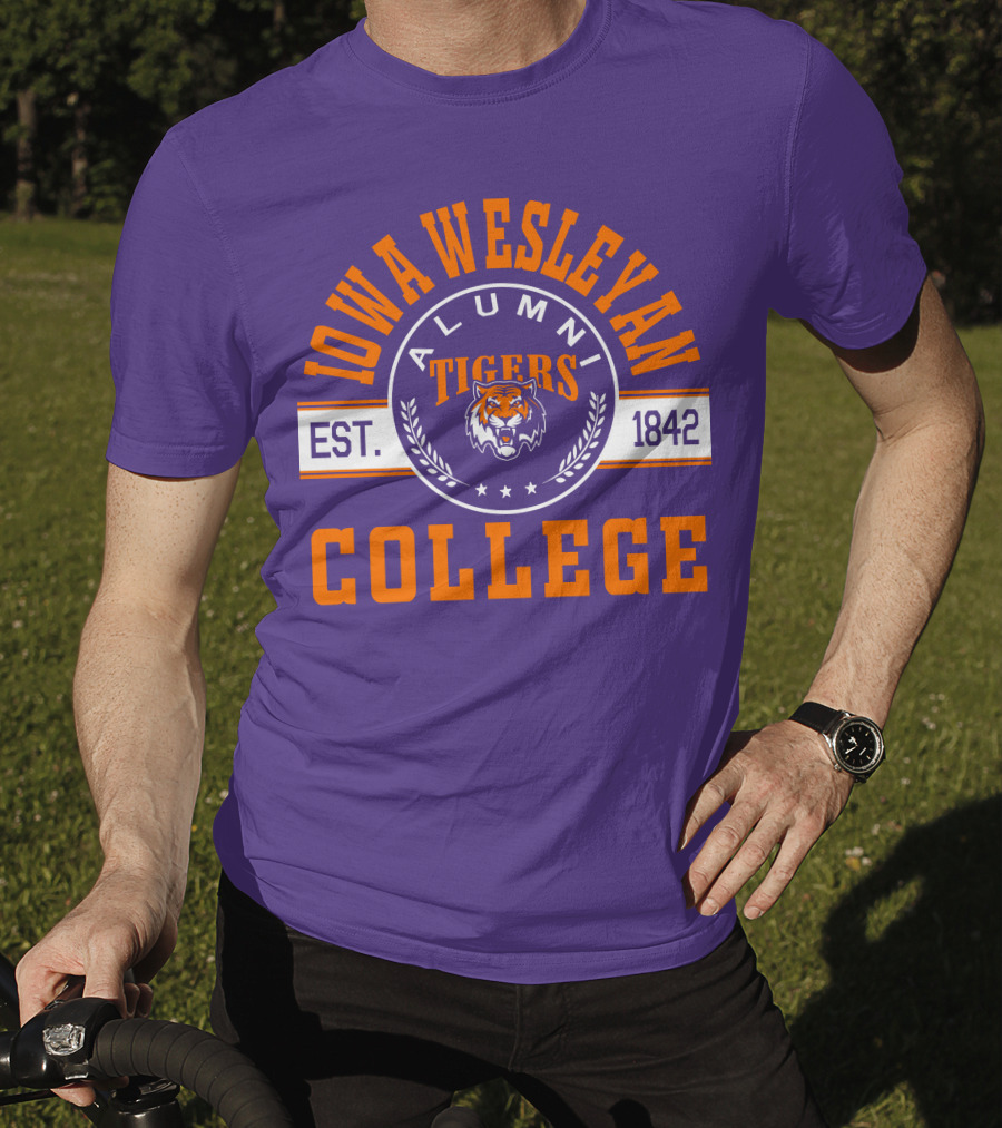 Iowa Wesleyan College Alumni Tigers Est. 1842 T-Shirt