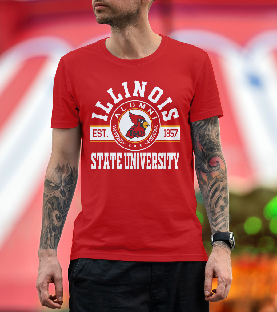 Illinois State University Alumni EST. 1857 ISU T-Shirt