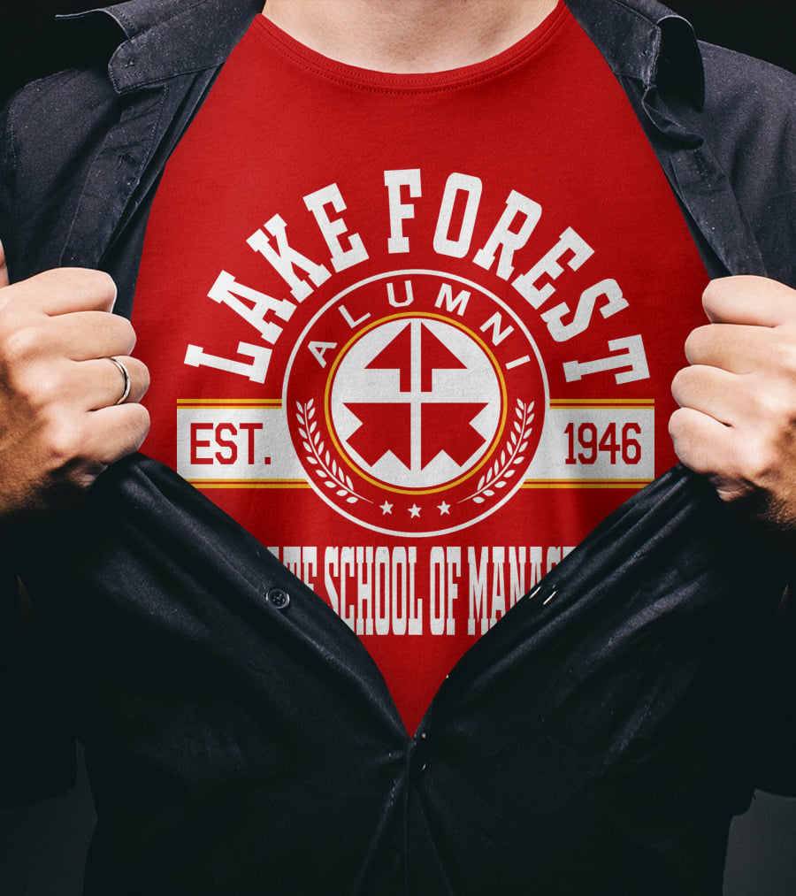 Lake Forest Alumni Est. 1946 Graduate School Of Management T-Shirt