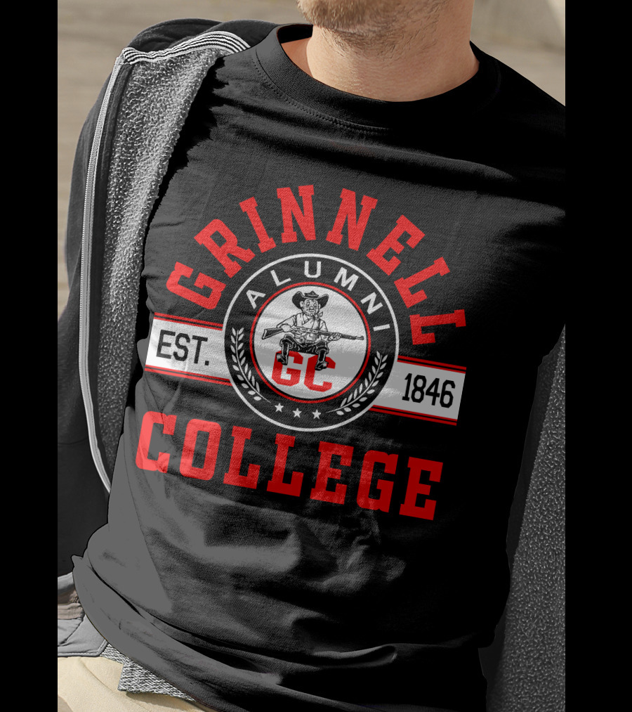 Grinnell College Alumni Est. 1846 GC T-Shirt